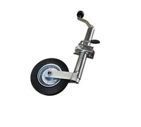 Stützrad 200x50 mit Halter 48mm Anhänger Wohnwagen Bugrad 100kg
