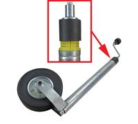 Stützrad mit integrierter Stützlastwaage und 48mm Rohrdurchmesser