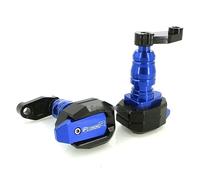Sturzpads Motorrad Für F800R F 800R F800 R Motorrad CNC Absturzsicherung Rahmen Slider Verkleidungsschutz Anti Crash Pad Protector(Blue,F800R)