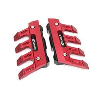 Sturzpads Motorrad Für KYMCO Xciting 250 250i CK 250T/300T CT250 300 300i S400 400 500 Motorrad CNC Zubehör Kotflügel Seite Front Fender Slider(Red)