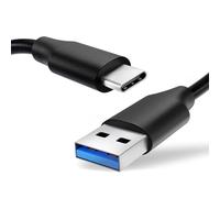subtel USB Kabel 1m für Garmin Edge 540, 1040, 1040 Solar, Explore 2, 840, inReach Mini 2, Camper 795, 1095, 895 GPS Navigator Ladekabel USB C Type C auf USB A 2.0 Datenkabel 3A schwarz PVC