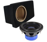Subwoofer für Audi A4 B5 Avant Hifonics Zeus ZXS10D2 25cm + Seitenteil Gehäuse