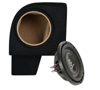 Subwoofer für Audi A4 B6 B7 Avant | Ground Zero GZRW 250-D2 FLAT 25cm + Gehäuse
