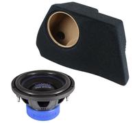 Subwoofer für BMW 1er E87 | Hifonics Zeus ZXS10D2 25cm Bass + Seitenteilgehäuse