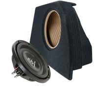 Subwoofer für BMW 1er F20 F21 Ground Zero GZRW 250-D2 FLAT 25cm Bass + Gehäuse