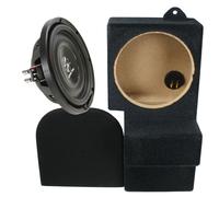 Subwoofer für BMW X5 E53 | Ground Zero GZRW 250-D2 FLAT 25cm Bass + Auto Gehäuse