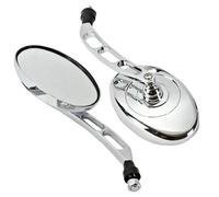 SUEVAS Motorrad Rückspiegel Für Suzuki Für Intruder Für Volusia VS VL 700 750 800 1400 1500 Chrom Motorrad Rückspiegel Lenkerendenspiegel Motorrad