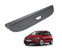 SUHNGE Auto Einziehbarer Laderaumabdeckung Kofferraum für V.W Golf Sportsvan 2015-2020, Schwarz Schutz Der Privatsphäre Abdeckung Hutablage Cargo Cover, Ausziehbar Kofferraumabdeckung Rollo