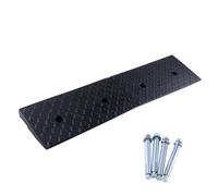 SUKITMISO Bordsteinrampe 100 x 25 x 5 cm Bordsteinrampe Gummi Rampe Rampe Gummikeil Rollstuhlrampe Auffahrrampe Auffahrkeil Auffahrhilfe Türschwellenrampe Autorampe