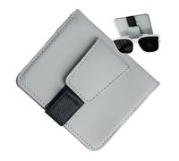 Sun Visor Organizer -Pouch Truck Visor | Multi-Pocket Holder Clip Panels | SUV Interior Sunglasses Registration Insurance Documents Management | Slim Interior Visors Pouch for Road Passenge