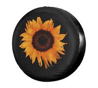 Sunflower Reserveradabdeckung,staubdichte Radreifenabdeckung,passend für Anhänger,Wohnmobile,SUVs und viele Fahrzeuge mit 14 Zoll