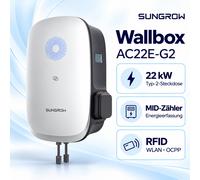 Sungrow AC22E-G2 Wallbox 22kW MID-Zähler Typ 2 Steckdose RFID