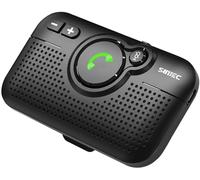 SUNITEC Freisprechanlage für Auto Bluetooth: Support Siri Google Assistant Auto ON Unterstützung Sprachführung Automatische Wiederverbindung 3W Lautsprecher