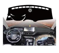 SUNMME Leder Auto Armaturenbrett Matte Pad Teppich Auto Abdeckung Leder Schutzzubehör, passend für Peugeot 5008 2017-2023