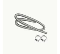 Sunster Abgasschlauch für Diesel Standheizung, 150CM Abgasrohr Auto Edelstahl Standheizung Auspuff Standheizung Abgasrohr, mit Zwei Edelstahlklammern für Diesel Heizung (1.5M)