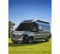 SUPAREE Sonnenschutz Frontscheibe Wohnmobil Außen Frontscheibenabdeckung Wohnmobil Frontscheibenabdeckung Ducato für F-iat Ducato UV-Schutz Wasserdicht Heavy Duty 600D Oxford