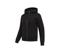 Super Wendy Damen Aramid Hoodie Motorrad Jacke Schwarz, 52 52 schwarz