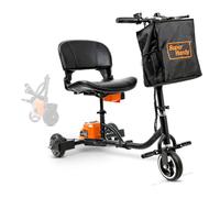 SuperHandy Faltbarer 3-Rad-Mobilitätsroller, 125 kg Tragkraft, 48-V-Akku
