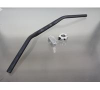 SUPERMOTO ALU LENKER SCHWARZ KONISCH + ADAPTER 22mm auf 28,6 NEU