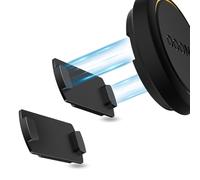 SUPMEGA Magnetische Autohalterung für OOONO CO-Driver NO2, Robuste Metall-Autohalterung mit Eingebauten Magneten, kompatibel mit OOONO NO2 Blitzerwarner - 2er Pack