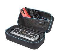 Supremery Tasche kompatibel mit NOCO Boost XL GB50 Hartschalen-Etui, Stoßfestes Eva-Zubehör-Case mit Reißverschluss & Tragegriff - Schutzbox für Starthilfegerät, Kabel & Zubehör (Schwarz)