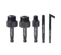 SURIEEN Öleinfüller Adapter 5 Stück, Getriebeöl Einfülladapter, Aluminium Ölwechsel Adapter, Automatikgetriebeöl Einfüllgerät, Kompatibel mit Audi Mercedes Benz CTV DSG 09G 722.9 01J ATF