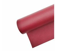 Surriba Kunstleder Reparaturset, Lederflicken Selbstklebend für Auto Ledersitz Motorrad Sofa Bürostühle DIY-Basteleien Federtasche Aufgearbeitete Möbel Wand 60 * 300 Art Weinrot