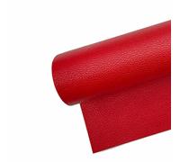 Surriba Kunstleder Reparaturset, Lederflicken Selbstklebend für Auto Ledersitz Motorrad Sofa Bürostühle DIY-Basteleien Federtasche Aufgearbeitete Möbel Wand 60 * 300 Art Leuchtendes Rot