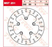 Suzuki 600 1200 Bandit / 600 750 Gsxf / 650 Sv / 750 Gsxr - Bremsscheibe Hinten