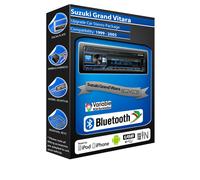 Suzuki Grand Vitara Radio Alpine UTE-200BT Bluetooth Freisprech Mechless Stereo