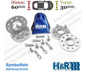 SV vorne 30mm, hinten 60mm/Achse, Schrauben- u.a.: BMW 3er E46 Bj. 1997-2005