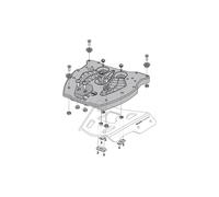 Quick Lock Adapterplatten für SW-Motech Alu-Racks/Adventure-Racks