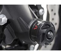 SW-Motech Sturzpad-Kit Schwarz Vorderachse Moto Guzzi V85 TT (2019-)