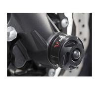 SW-Motech Sturzpad-Kit Schwarz Vorderachse Moto Guzzi V85 TT (2019-)