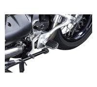 SW-Motech ION Fußrasten-Kit - KTM/Honda/Kawasaki/Morini/Guzzi/Suzuki/BMW., schwarz-silber
