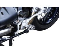 SW-Motech ION Fußrasten-Kit - KTM/Honda/Kawasaki/Morini/Guzzi/Suzuki/BMW., schwarz-silber