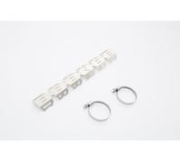 SW-Motech Edelstahl Universal, Krümmerschutz 32-50 mm Silber