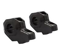 SW-Motech Lenkerverlegung für Ø 22 mm Lenker - H=30 mm. Verlegung um 21 mm. Schwarz., schwarz