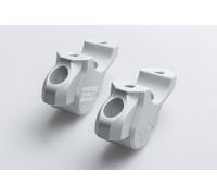 SW-Motech Lenkerverlegung - H=32 mm. Verlegung um 25 mm. Silbern. BMW-Modelle., silber
