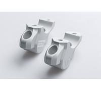 SW-Motech Lenkerverlegung - H=32 mm. Verlegung um 25 mm. Silbern. BMW-Modelle., silber