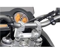 SW-Motech 28mm-Lenker Vario, Lenkerverlegung Silber