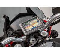 Navi-Halter am Lenker Schwarz Moto Guzzi V85 TT (19-)