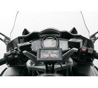 SW-Motech Navi-Halter am Lenker - Schwarz. Yamaha FJR 1300 (04-).