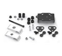 SW-Motech Navi-Halter mit Lenkerklemme - Für Lenker Ø 28 mm. Vibrationsgedämpft. Silbern.