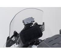 SW-Motech Navi-Halter im Cockpit - Schwarz. BMW R 1300 GS (23-) / Adventure (24-).
