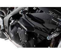 SW-Motech Sturzpad-Kit - Schwarz. Triumph Speed Triple 1050 (10-)., schwarz