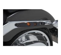 SW-Motech Seitenträger für Harley-Davidson Softail, schwarz schwarz