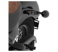 SW-Motech Seitenträger für Harley-Davidson Softail, schwarz schwarz