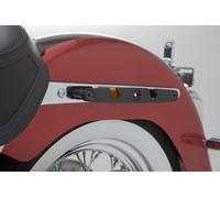 Legend Gear Seitenträger für Harley-Davidson Softail, schwarz schwarz