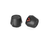 SW-Motech Sturzpad-Kit für Vorderachse - Schwarz. MT-09 / Tracer 900 / YZF-R7, Aprilia., schwarz